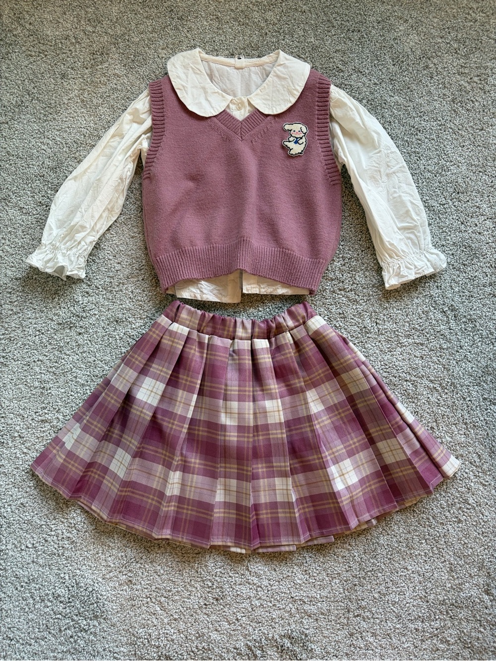 Girls 3 piece dress set